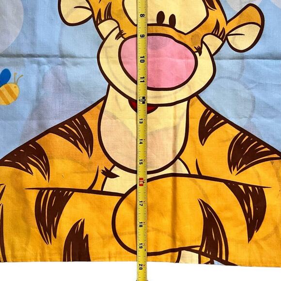 Disney Winnie the Pooh Tigger Pillowcase Refashion Fabric Blue - Picture 6 of 7